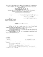 Tài liệu Mẫu công văn trình thẩm định, xét và phê duyệt trữ lượng khoáng sản doc