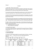 Tài liệu Giáo trình cấu trúc dữ liệu và giải thuật_Chương 7: Sắp xếp docx