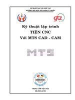 Tài liệu Kỹ thuật lập trình TIỆN CNC Với MTS CAD - CAM , CHƯƠNG 3 docx