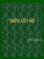 Tài liệu Bài giảng Thông liên nhĩ doc