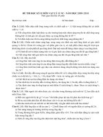 Tài liệu Đề mẫu môn Lý 11 số 7 pdf