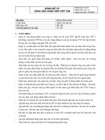 Tài liệu Bảng mô tả công việc của nhân viên tiếp tân pdf