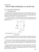 Tài liệu Chương VIII ĐO CÁC THÔNG SỐ HÌNH HỌC CỦA CHI TIẾT MÁY ppt