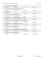 Tài liệu 3420 TOEIC vocabulary tests words by Meaning part 29 pptx