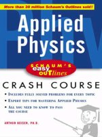 Schaum's outline of applied physics   