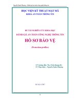 Tài liệu Luận văn: Đánh giá An Toàn CNTT pptx