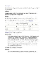 Tài liệu Using a Single Stored Procedure to Update Multiple Changes to a SQL Server Database pdf