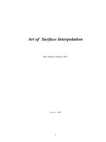Tài liệu Art of Surface Interpolation-Chapter 1: Introduction doc