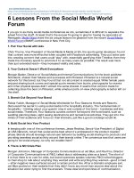  6 lessons from the social media world forum 