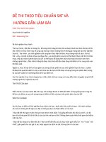 ĐỀ THI THEO TIÊU CHUẨN SAT VÀ PHÂN TÍCH GIẢI