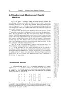 Tài liệu Solution of Linear Algebraic Equations part 9 docx