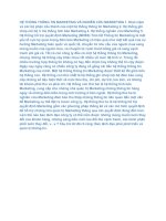 Tài liệu HỆ THỐNG THÔNG TIN MARKETING VÀ NGHIÊN CỨU MARKETING 1 ppt