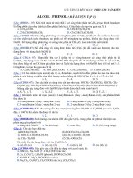 Tài liệu ALCOL-PHENOL(BÀI LUYỆN TẬP SỐ 2) ppt