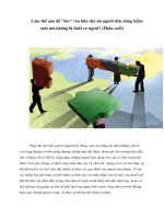 Tài liệu Làm thế nào để 