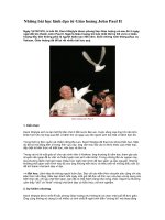 Tài liệu Những bài học lãnh đạo từ Giáo hoàng John Paul II docx