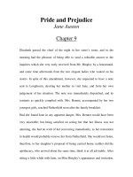 Tài liệu LUYỆN ĐỌC TIẾNG ANH QUA TÁC PHẨM VĂN HỌC-Pride and Prejudice -Jane Austen -Chapter 9 pdf