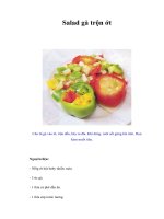 Tài liệu Salad gà trộn ớt doc