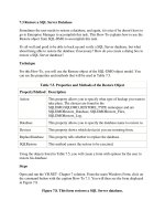 Tài liệu Restore a SQL Server Database doc