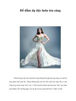 Tài liệu Để đầm dạ tiệc luôn tỏa sáng pptx