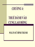 Tài liệu Thuế đánh vào cung lao động pptx