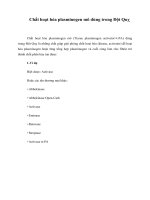 Tài liệu Chất hoạt hóa plasminogen mô dùng trong Đột Quỵ ppt