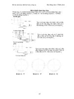 Thiết kế máy phay vạn năng ( bản vẽ + thuyết minh) 