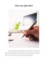 Tài liệu Liệu cơm, gắp mắm! docx