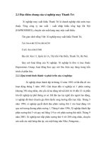 Tài liệu Xí nghiệp may Thanh Trì pptx