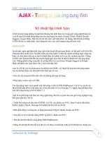 Tài liệu AJAX – Tương lai của Web 2.0 part 3 pptx