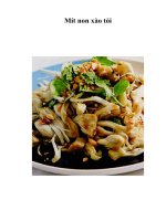Tài liệu Mít non xào tỏi doc