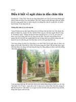 Tài liệu Ngôi chùa mang dấu chân tiên ppt