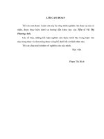 Luận văn Tác động của các yếu tố đặc điểm cá nhân của người học đến việc đánh giá các hoạt động giảng dạy của giảng viên