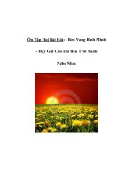 Tài liệu Âm nhạc lớp 5 - Ôn Tập Hai Bài Hát: - Reo Vang Bình Minh - Hãy Giữ Cho Em Bầu Trời Xanh Nghe pdf