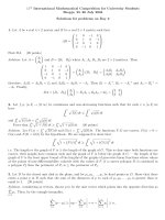 Tài liệu Đề thi Olympic sinh viên thế giới năm 2004 pdf