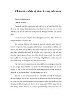 Tài liệu Chăm sóc và bảo vệ tôm cá trong mùa mưa pdf