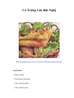 Tài liệu Cá Trứng Lăn Bột Nghệ pdf