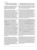 Tài liệu Cheque Clearing System (Reading 9-50) doc