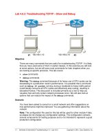 Tài liệu Troubleshooting TCP/IP – Show and Debug pptx