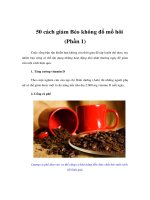 Tài liệu 50 cách giảm Béo không đổ mồ hôi (Phần 1) doc