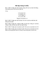 Tập 3 mảng 2 chiều + struct 