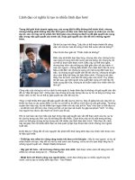 Tài liệu Lãnh đạo có nghĩa là tạo ra nhiều lãnh đạo hơn! pptx