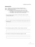 Tài liệu Building grammar skills for TOEFL IBT part 9 docx