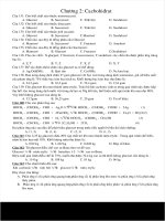 Tài liệu Trắc nghiệm hóa cacbonhidrat số 1 ppt