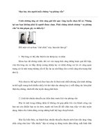 Tài liệu Mẹo hay cho người mắc chứng “sợ phỏng vấn” docx