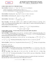 15 đề thi thử đại học môn toán (có lời giải)