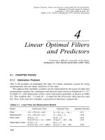 Tài liệu Lọc Kalman - lý thuyết và thực hành bằng cách sử dụng MATLAB (P4) ppt