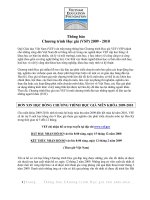 Tài liệu Thông báo Chương trình Học giả (VSP) 2009 - 2010 ppt