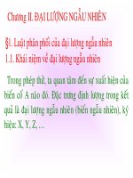 Tài liệu Đại lượng ngẫu nhiên_chương 5 pptx