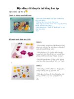 Tài liệu Độc đáo với khuyên tai bằng hoa ép doc