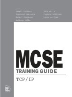 Tài liệu TCPIP Manual - MCSE pptx